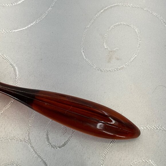 Vintage Hair Brush With Faux Tortoiseshell Handle & Nylon Bristles - Picture 4 of 5